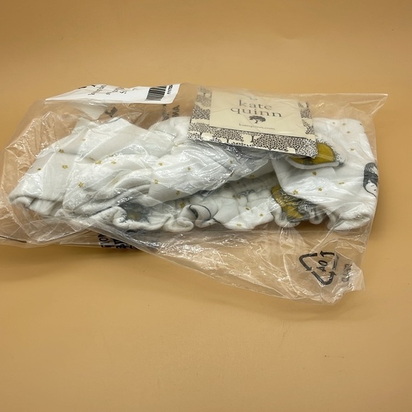 Kate Quinn knot top elastic headband | sun & moon night sky | organic cotton - L - Picture 3 of 4